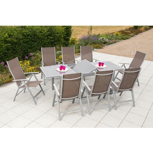 Gardenson vrtni set carrara, 9-Delni, raztegljiva miza Slike