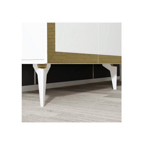 Hanah home ponny - white, gold whitegold console Cene