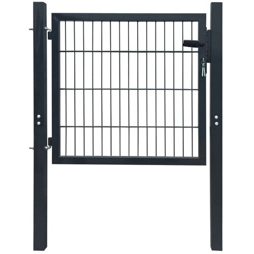 vidaXL vrata za ogradu od čelika 105 x 150 cm antracit Cijene