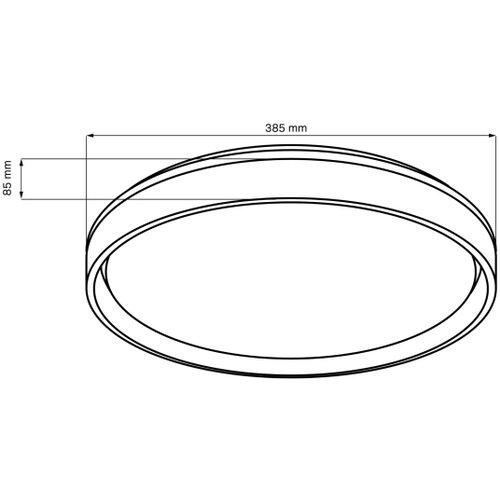  LED prigu&amp;scaron;iva plafonska lampa za kupatilo ELIZA LED/48W/230V IP44 + daljinski upravljač Slike