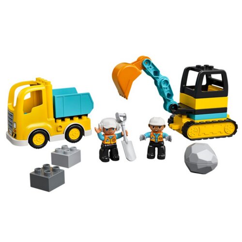 Lego DUPLO® 10931 Kamion i bager guseničar Slike