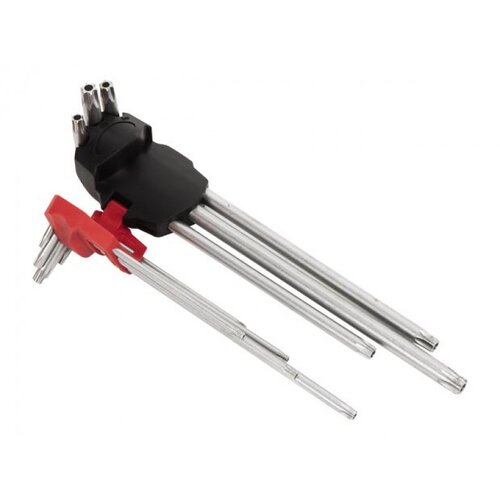 WISENT set torx ključeva (9 -dij., veličina: tr 10 - tr 50, krom &amp;ndash; vanadij &amp;ndash; čelik) Slike