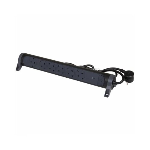 Legrand 694513 Power strip BLACK 6x2P + E with cable 1.5 meters with lightning protection Premium Cene