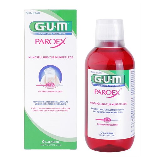 GUM Paroex tečnost za ispiranje usta 300ml Slike