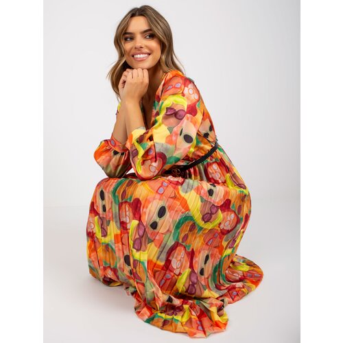 Italy Moda Dress-DHJ-SK-15163.84-Orange Slike