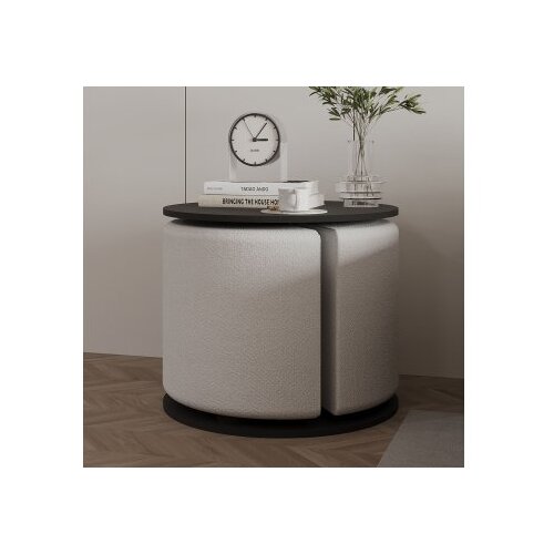 Hanah home set klub stolića, 2 dijela, crni Cijene