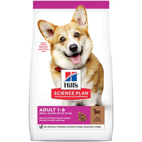 Hill&amp;rsquo;s Science Plan Adult 1-6 Small &amp;amp; Mini janjetina i riža - 6 kg Slike