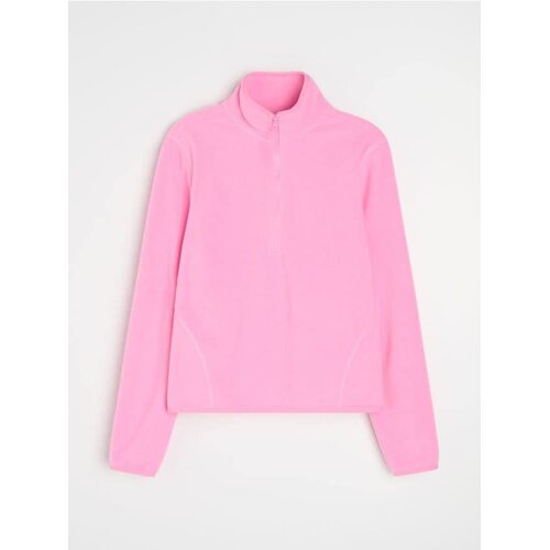 Sinsay Flis dukserica half-zip sa stojećim ovratnikom Slike