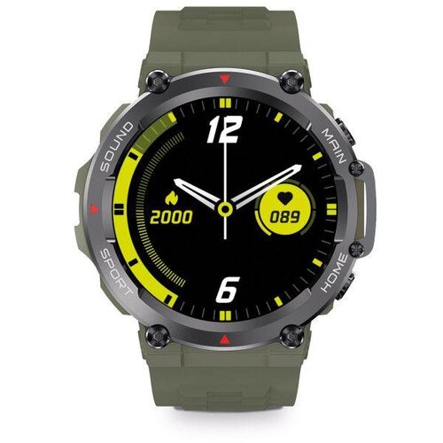 Ksix smartwatch Oslo, 1.5&amp;quot; zaslon, 5 dana aut., vodootporan, zeleni Slike