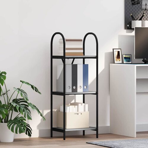 vidaXL Polica Sivi hrast sonoma 40 x 30 x 109 cm Konstruirano drvo Cijene