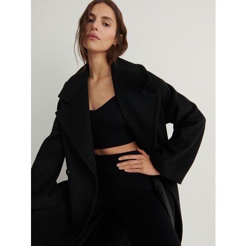 Reserved bluza z dolgimi rokavi slim fit - črna Cene