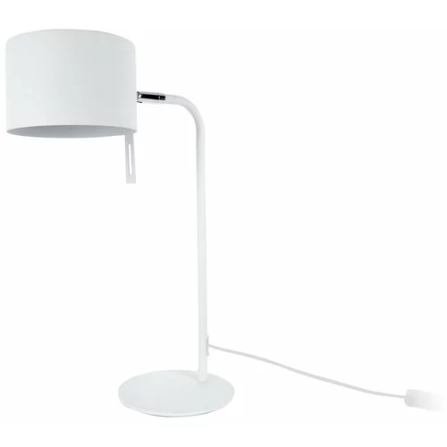 Leitmotiv bijela stolna lampa Shell, visina 45 cm