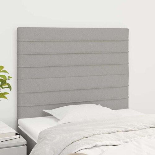  Uzglavlja 2 kom svjetlosiva 80x5x78/88 cm od tkanine Cijene
