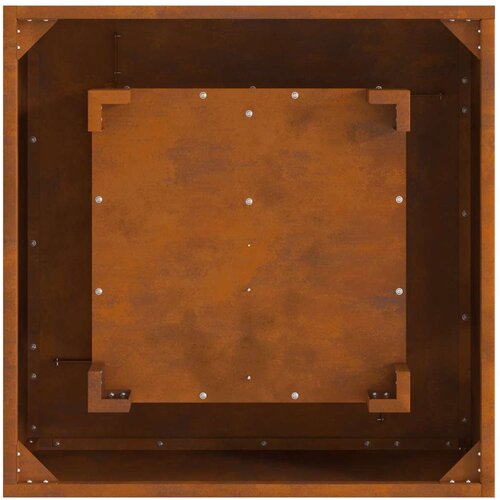 VidaXL Istrovani čelik/Smeđa Istrovani čelik 60 x 60 x 30 cm Slike