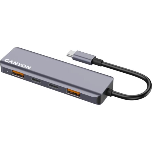  Hub DS-18 5in1 USB-C Grey Cene