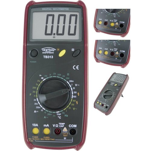 TESTBOY Digitalni multimetar Benning TB 313, 3-mjestni LCD-zaslon, CAT III 600 V Cijene