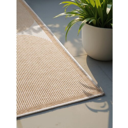 NORTHRUGS Bež-slonoko&amp;scaron;čena notranja in zunanja preproga 200x290 cm Duet Bowen &amp;ndash; Slike