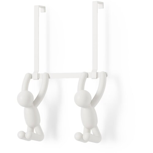 Umbra Bijela plastična vje&amp;scaron;alica za vrata 22 cm Buddy - Slike