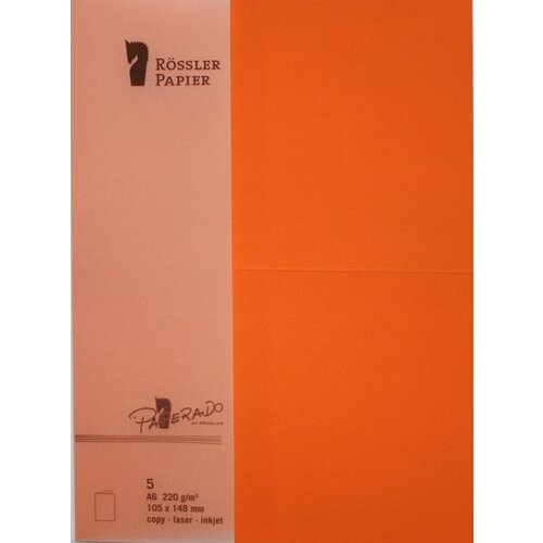 Grupo A6 PAPIRNA KARTICA 5 ENOT ORANŽNA, (20862086) Slike