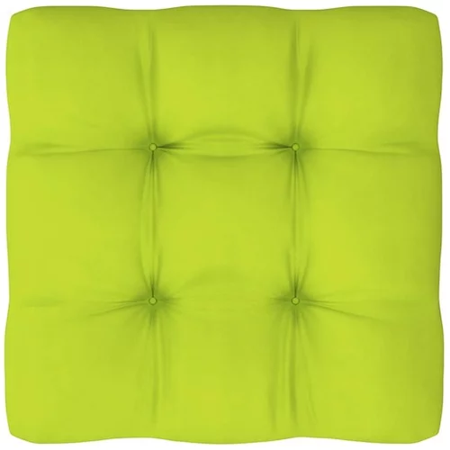  Blazina za kavč iz palet svetlo zelena 70x70x10 cm