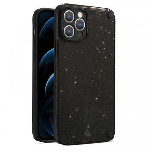 Armor Glitter z ble&amp;scaron;čicami za Xiaomi Mi 11 Lite - črn Slike