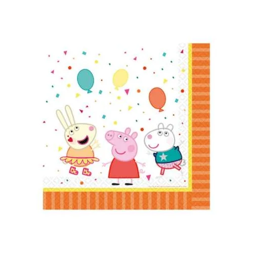 Amscan SALVETE PEPPA PIG 16 KOM