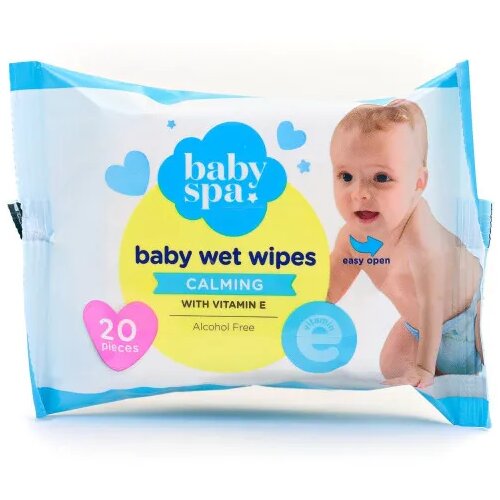 BABY SPA vlažne maramice sa vitaminom E 20kom Slike
