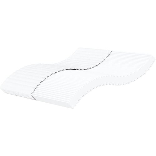 VidaXL Vzmetnica iz pene bela 200x200 cm trdota H2 H3 Slike