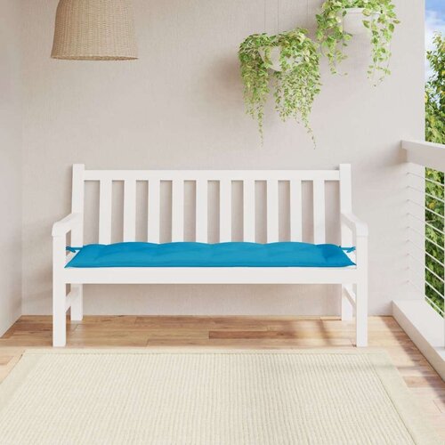 vidaXL Jastuk za vrtnu klupu svjetloplavi 150x50x7 cm tkanina Oxford Cene