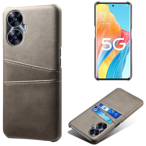 INORCO Za Realme C55 dvojne reže za kartice, zaščita pred padcem, ovitek za telefon iz PU usnja, prevlečen PC ovitek, (22034007) Cene