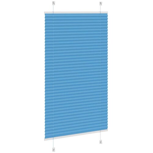  Plisirana zavjesa Plava 80x100 cm &amp;Scaron;irina tkanine 79,4 cm Poliester Slike