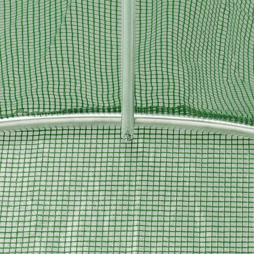  Staklenik s čeličnim okvirom zeleni 54 m&amp;sup2; 18 x 3 x 2 m Slike