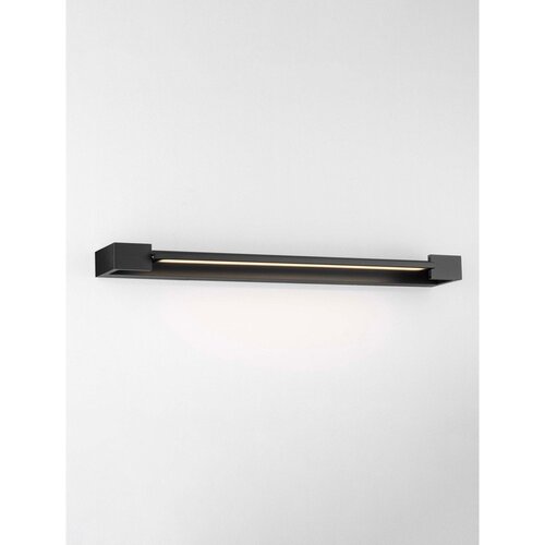 Nova Luce Mat črna aluminijasta LED stenska svetilka Arga &amp;ndash; Slike