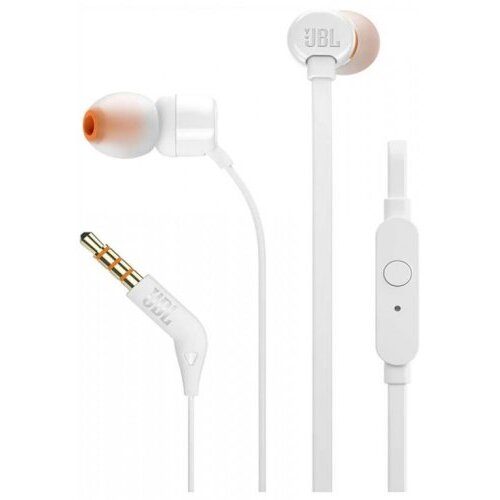 JBL slušalice sa mikrofonom, TUNE110, bijele JBLT110WHT Cijene