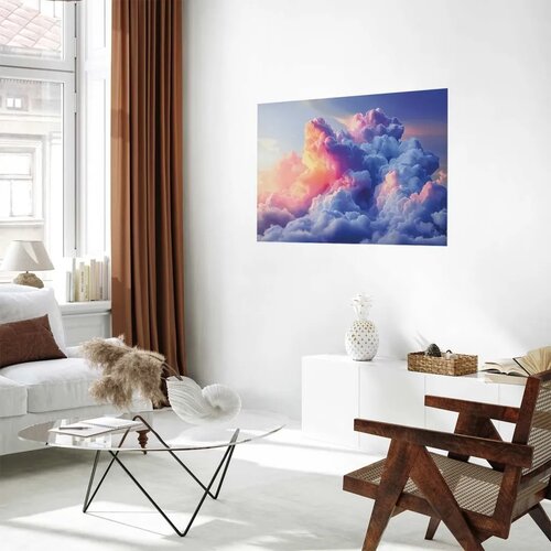  Plakat Clouds Like Painted: Artistic Dawn Brushes Painting the Sky 60x40 Cene