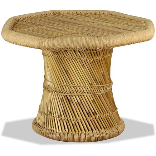  Stolić za kavu od bambusa osmerokutni 60 x 60 x 45 cm Cene