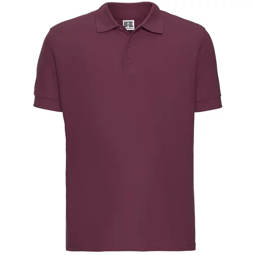 RUSSELL Men's burgundy cotton polo shirt Ultimate