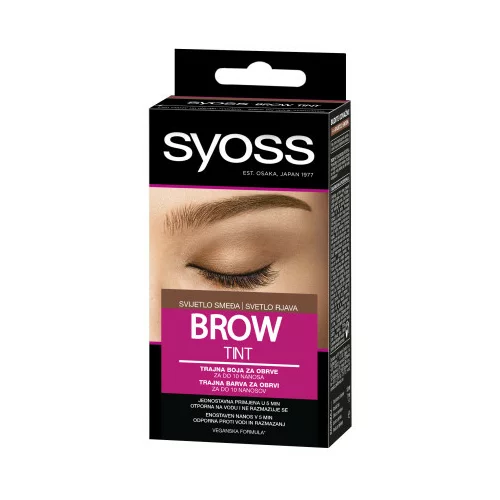 Syoss - Boja za obrve - Light Brown