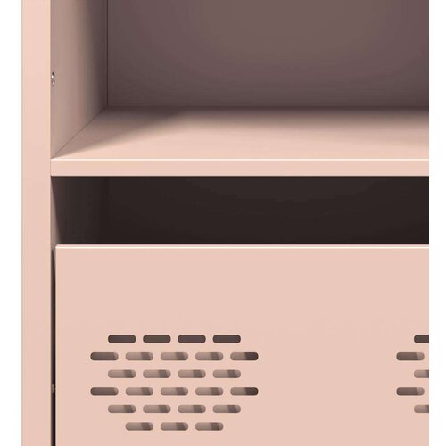 VidaXL Visoka omara roza 68x39x103,5 cm jeklo Slike