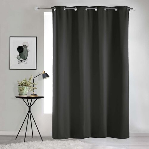 Douceur d int&amp;eacute;rieur Črna zavesa zatemnitvena 135x280 cm Occult &amp;ndash; Slike