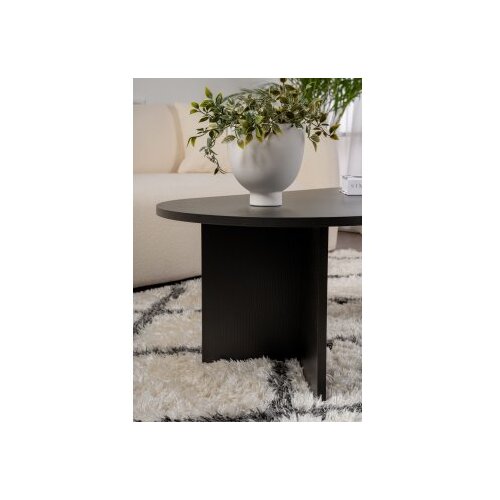 Hanah home Klub sto Sable, 119x40x60cm, Crni Slike