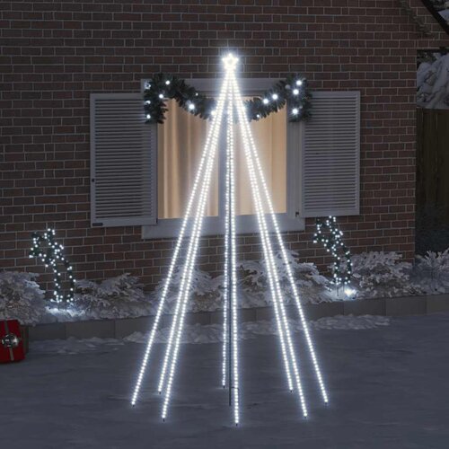  Božićno drvce s padajućim LED svjetlima 400 LED žarulja 2,5 m Slike
