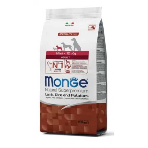 Monge Mini Adult Jagnjetina 2,5kg Cene