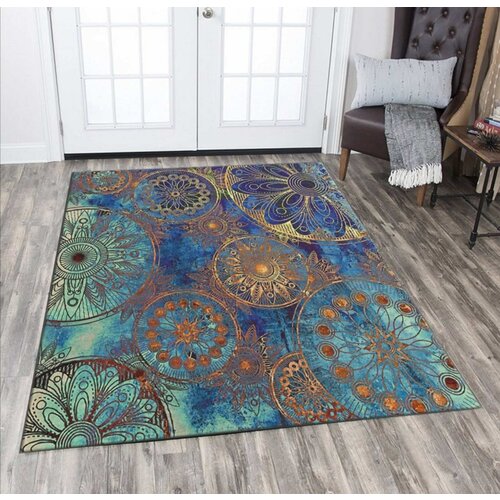  Sa gumenom podlogom 140x220cm - čarobno plavo, TG-3117 Cene
