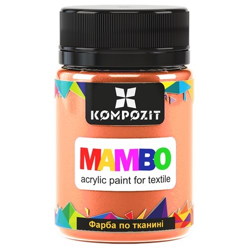  MAMBO pastelna akrilna boja za tekstil i kožu 50ml | 106 peach Cene