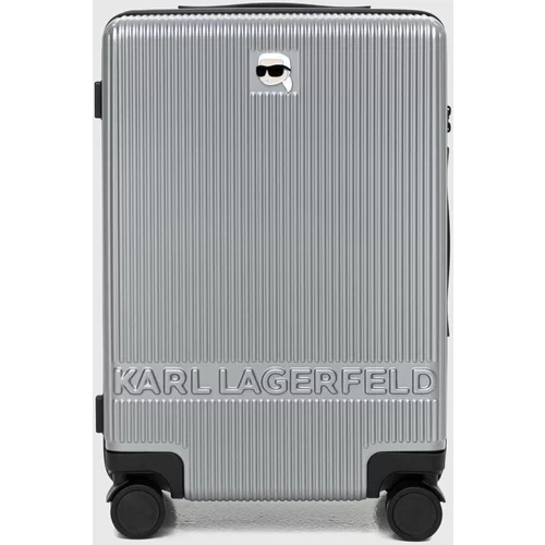 Karl Lagerfeld Kovček siva barva