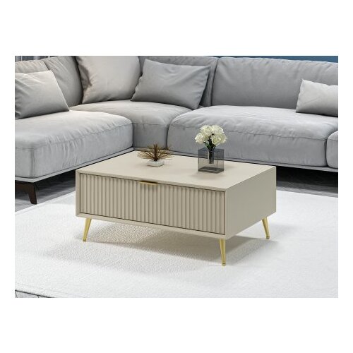 Hanah home Club sto Luxe 90x40x60cm Sand Slike