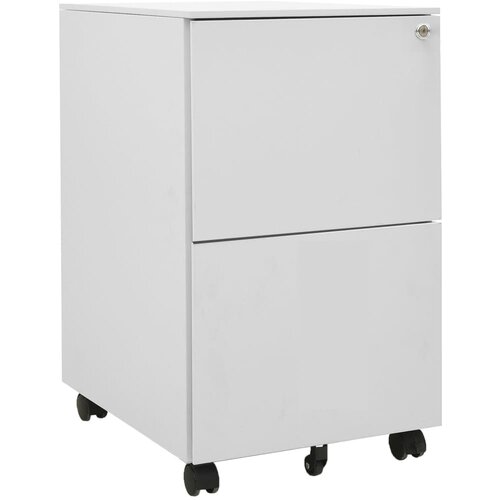vidaXL mobilni ormarić za spise svjetlosivi 39 x 45 x 67 cm čelični Cijene
