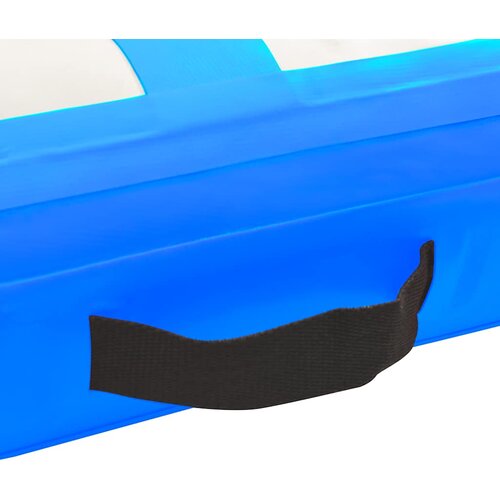  Strunjača na napuhavanje s crpkom 400 x 100 x 15 cm PVC plava Slike