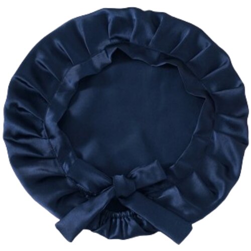 INF spalna kapa, nastavljiva svila, dolgi lasje, prava svila navyblue, (21538335) Slike